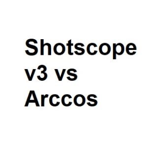 Shotscope v3 vs Arccos