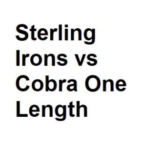 Sterling Irons vs Cobra One Length