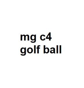 mg c4 golf ball