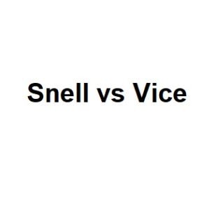 snell vs vice
