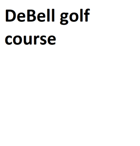 DeBell golf course