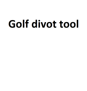 Golf divot tool