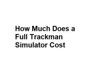 How Much Does a Full Trackman Simulator Cost