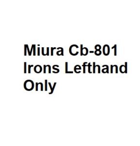 Miura Cb-801 Irons Lefthand Only