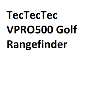 TecTecTec VPRO500 Golf Rangefinder