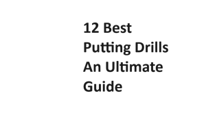 12 Best Putting Drills An Ultimate Guide