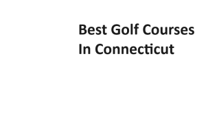 Best Golf Courses In Connecticut