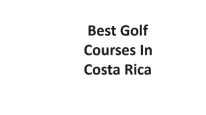 Best Golf Courses In Costa Rica