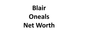 Blair Oneals Net Worth
