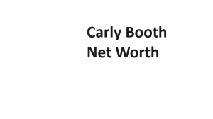 Carly Booth Net Worth
