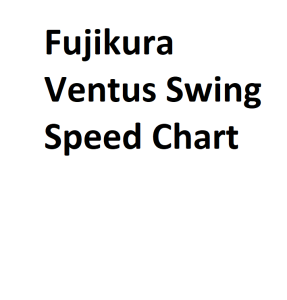 Fujikura Ventus Swing Speed Chart