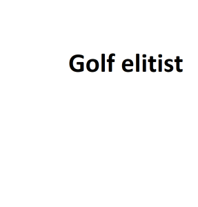 Golf elitist