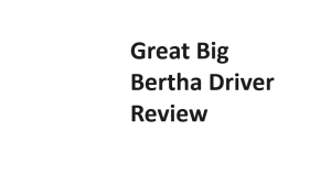 Great Big Bertha Driver Review