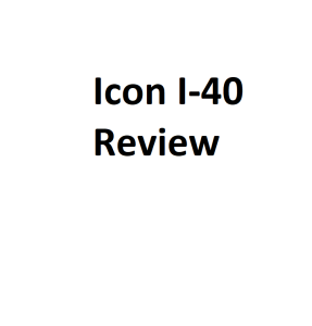 Icon I-40 Review