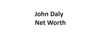 John Daly Net Worth