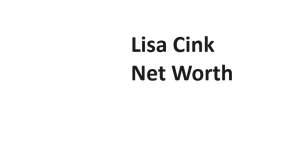 Lisa Cink Net Worth