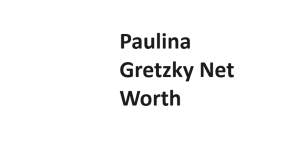 Paulina Gretzky Net Worth