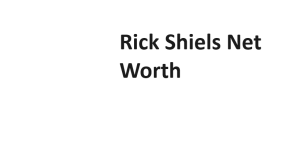 Rick Shiels Net Worth
