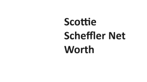 Scottie Scheffler Net Worth