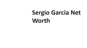 Sergio Garcia Net Worth