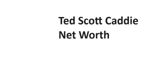 Ted Scott Caddie Net Worth