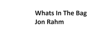 Whats In The Bag Jon Rahm
