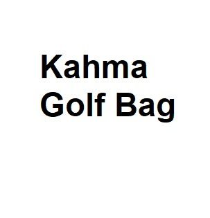 Kahma Golf Bag
