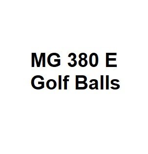 MG 380 E Golf Balls