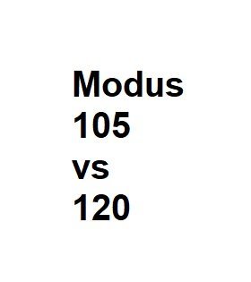 Modus 105 vs 120