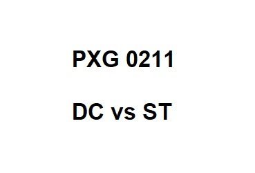 PXG 0211 DC vs ST