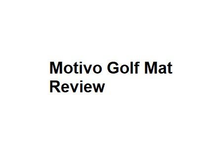 Motivo Golf Mat Review
